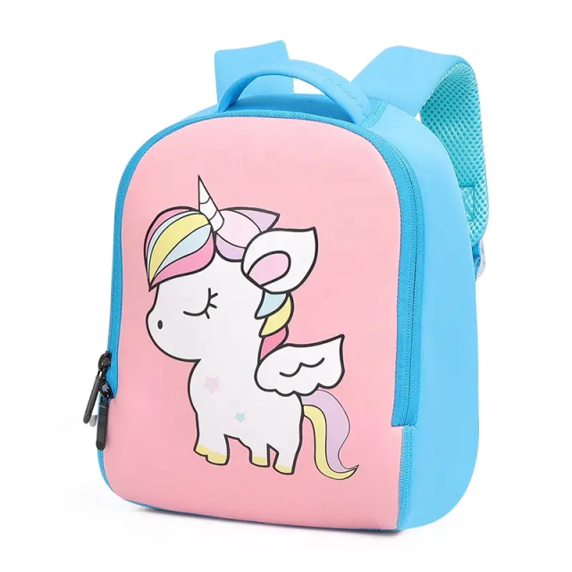 Customized Children School Bag Kindergarten Boy Cartoon Dinosaur Bag 3-8 Years Old Children SBR Diving Material Backpack