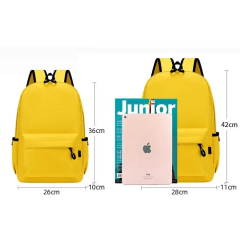 Customized Logo Size School Backpack Schoolboy Schoolgirls Book Backpack 300d Polyester School Bags