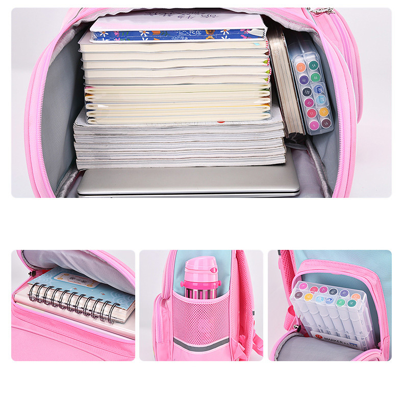 Cute Girls School Bags Children Primary School Backpack Satchel Kids Book Bag Princess Schoolbag