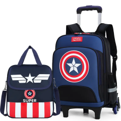 Waterproof Nylon School Bags Casual Backpack Set for Student Kit Student School Bag Backpack Boys Schoolbag Set