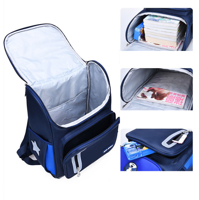 Children School Bags for Boys and Girls Backpacks School 3D Nylon Primary School Students Backpack Grade 1-4 Class Kids Knapsack