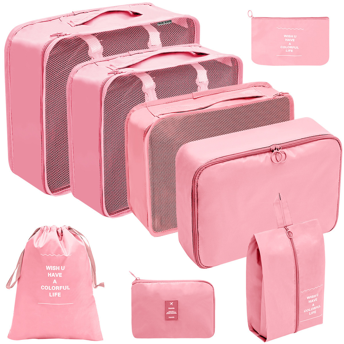 Wholesale Custom Clothes Travel Luggage Foldable Packing Storage Box Organizers for Travel Accessories