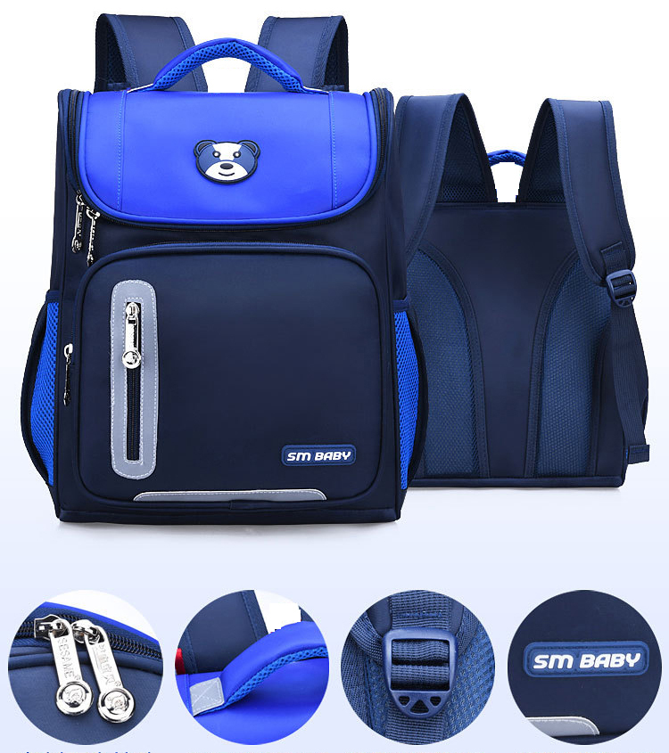 Children School Bags for Boys and Girls Backpacks School 3D Nylon Primary School Students Backpack Grade 1-4 Class Kids Knapsack