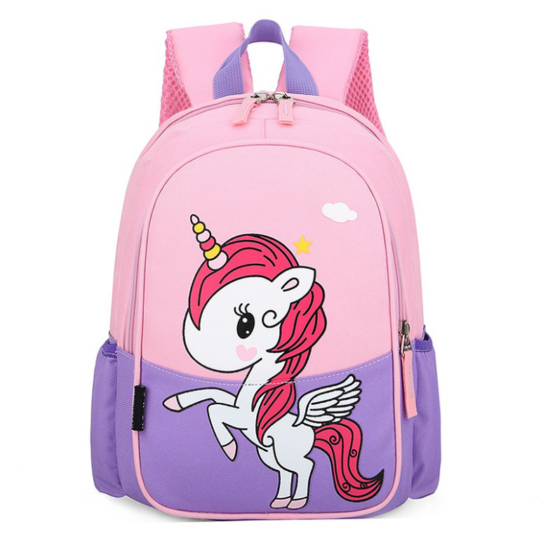 Hotselling Wholesale Cheap Price New Cartoon Unicorn Print School Bags Girls Unicorn School Bag