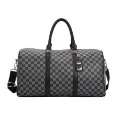 Wholesale Custom Designer Waterproof PU Luggage Luxury Sport Travel Gym Duffle Bag with Zipper Closure Trending Big Bag