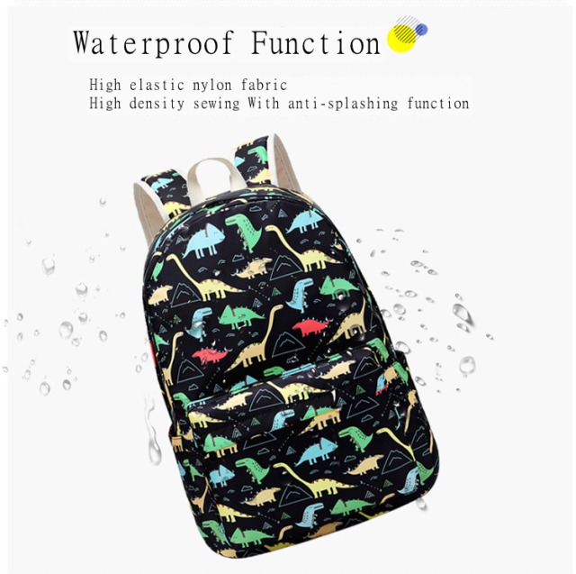 Wholesale Waterproof School Bag Set Kids Bagpack 3-piece Backpack With Lunch Bag for Boys Teenagers