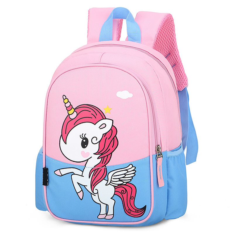 Hotselling Wholesale Cheap Price New Cartoon Unicorn Print School Bags Girls Unicorn School Bag