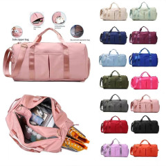 OEM High Quality Durable Outdoor Workout Women Big Hot pink Boys Girl Sports Training Gym Duffle Bag