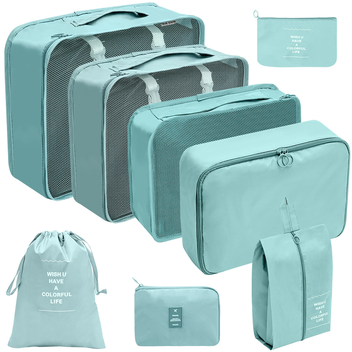 Wholesale Custom Clothes Travel Luggage Foldable Packing Storage Box Organizers for Travel Accessories