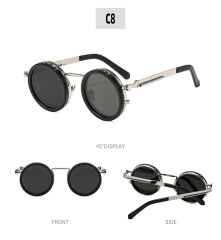 Hot High Quality Round Polarized Brightness Adjustable Sunglasses Aperture ND Filter Tint Adjustment Sunglasses with Camera Lens