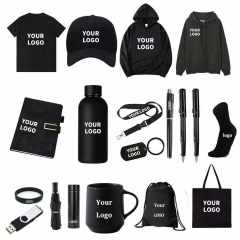 2024 Merchandise Custom logo Sublimation Blank Cap Shirt Journal Notebook Promotion Corporate Souvenir Business Gift Set Item