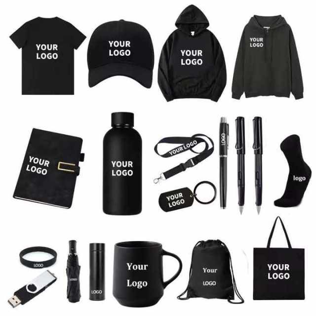 2024 Merchandise Custom logo Sublimation Blank Cap Shirt Journal Notebook Promotion Corporate Souvenir Business Gift Set Item
