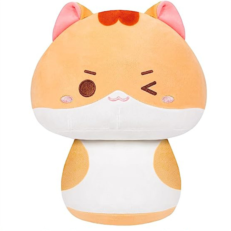 Hotsale  20cm Cute cat Mushroom Animal Plush Toys Axolotl Stuffed Animal Plush Figure Toys