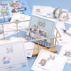 Girl Heart Magnetic Buckle Notebook Gift Set and Cute Stationary School Supplies Kawaii Character Hand Account Set