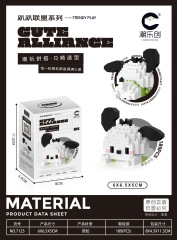 7125 lie down league-white dog