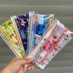 Student Graduation Stationery Gift Children Cartoon Kindergarten School Supplies Gift Box Set Pvc Zipper Bag