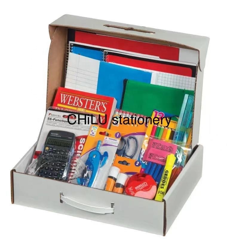 Hotsale  Personal Business Office Art Sets Customized Eco Back to School Supplies Logo Children's Cute Stationery Set