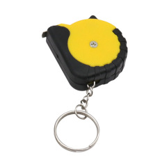 Promotion Customized Mini Tape Measure Keychain Portable 1M Tape Measure Advertising Gift with Custom logo