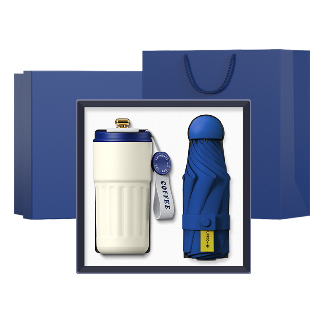 MXF42-2 Mug Mini Umbrella 2 in 1 Customized Souvenir Office Business Gift Set