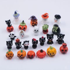 Hotsale New Mixed Styles Miniature Mini Halloween Glass Figures Figurine Ornament