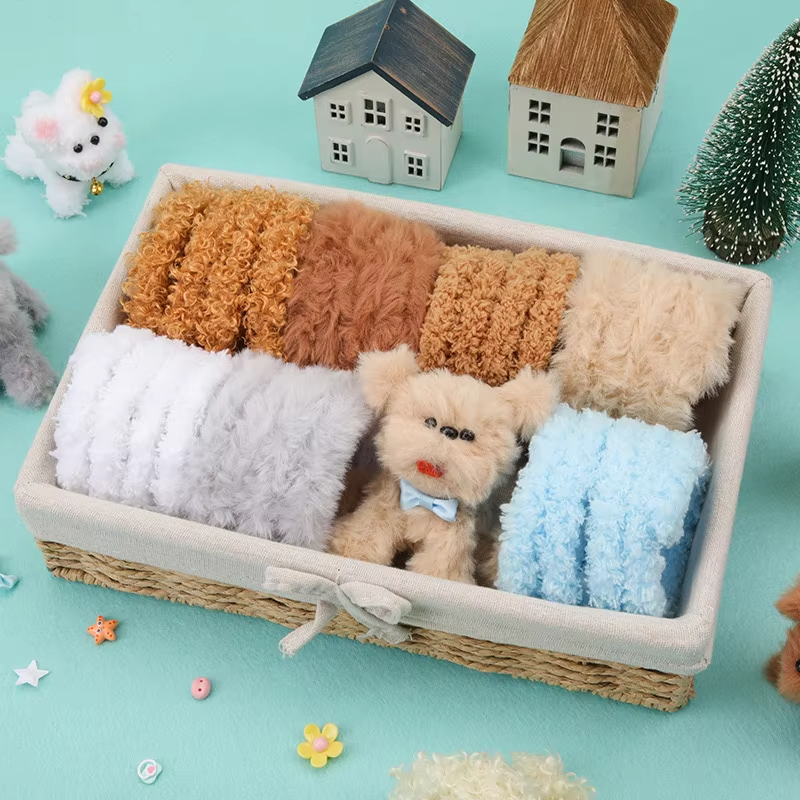 Hotsale Korea Moru 20mm Fuzzy Sticks and Twist Sticks , Popular Korea Gifts for Diy Dolls ,chenille Pipe Cleaner,moru Doll