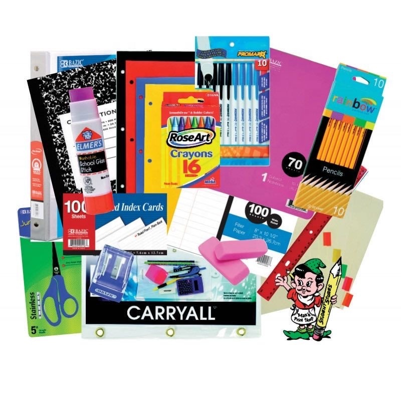 Hotsale  Personal Business Office Art Sets Customized Eco Back to School Supplies Logo Children's Cute Stationery Set