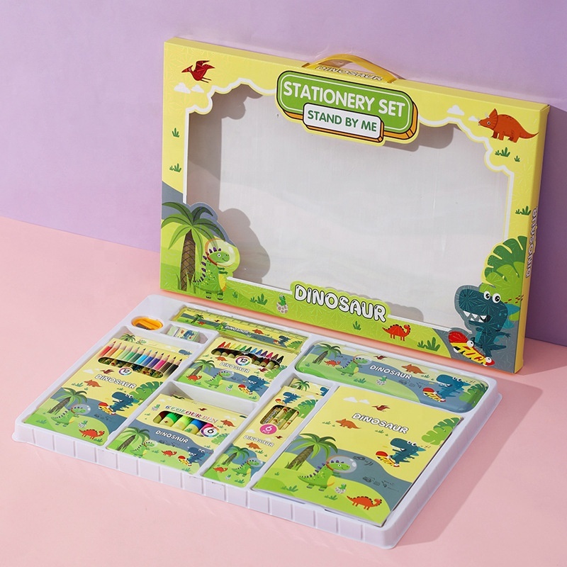 Wholesale Cartoon Cute Animal Kids Students Gifts School Items Stationery Set Gift Set
