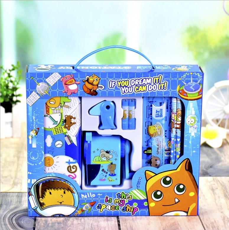Ready to ShipIn Stock Fast Dispatch Hot Selling Cartoon Stationery Set Back to School Items for Children