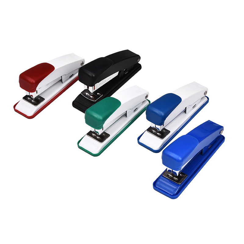Hot High Quality Basic Style Medium Sized Desktop Paper Stapler Manual Metal Office Stapler