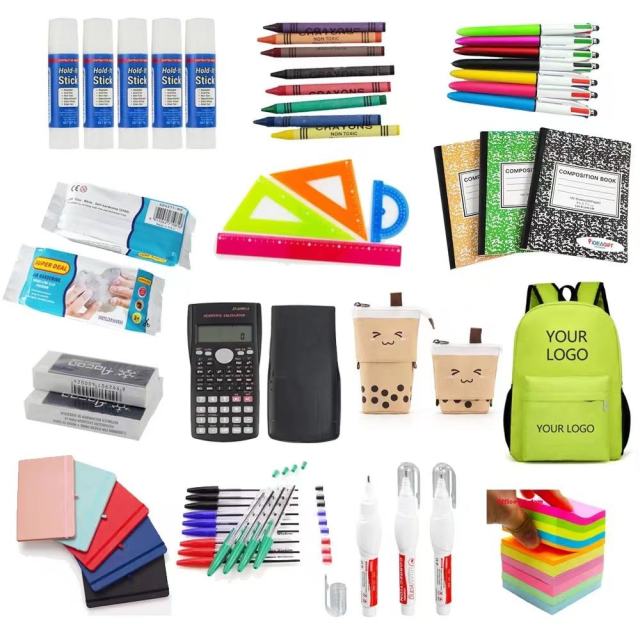 Wholesale Custom Back to School Products Kids School Supplies Kit Stationery Sets for Students