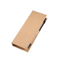 Custom Die Cut Tear off Sticky Notes Self-Adhesive Waterproof Kraft Paper Hard Cover with Memo Box Bulk for Office Use