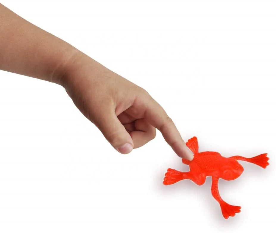 Hot Selling Plastic Jumping Frog Finger Press Bouncing Frog Bouncing Toad Toad Kids Parent-Child Educational Toys Wholesale