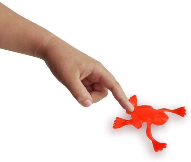 Hot Selling Plastic Jumping Frog Finger Press Bouncing Frog Bouncing Toad Toad Kids Parent-Child Educational Toys Wholesale