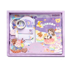 New Design DIY Journal Set  Birthday Notebook Gift Set Sticker Memo Tape Stationery Products
