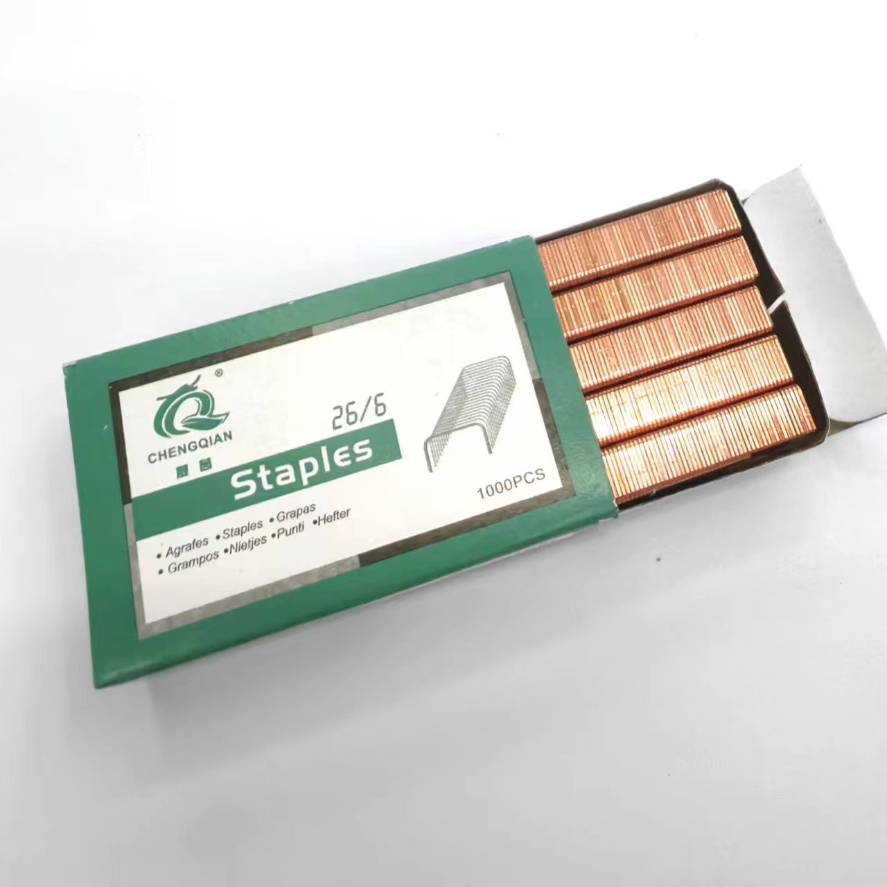 HotOffice Stapler Staples Colorful Manual Stapler Refill 26/6 12mm Width #12 Staples 950/Box Rose Gold Black Blue Purple Staples