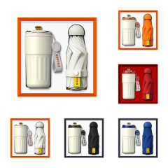 MXF42-2 Mug Mini Umbrella 2 in 1 Customized Souvenir Office Business Gift Set