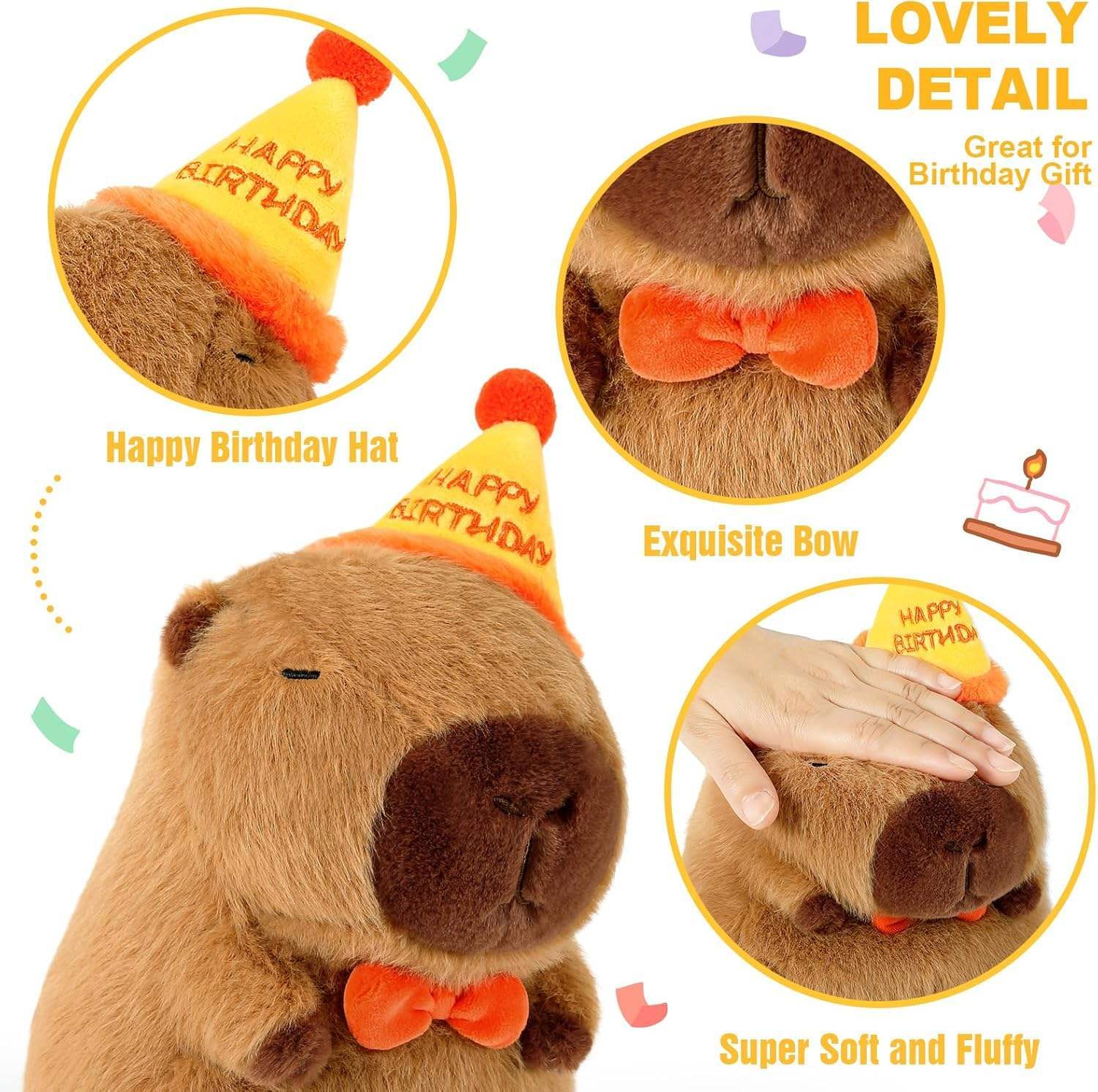 Cute Capybara Plush Stuffed AnimalsToys Speelgoed Best Verkopende 13 Inch Cartoon Custom Baby Geschenken
