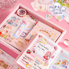 New Design DIY Journal Set  Birthday Notebook Gift Set Sticker Memo Tape Stationery Products