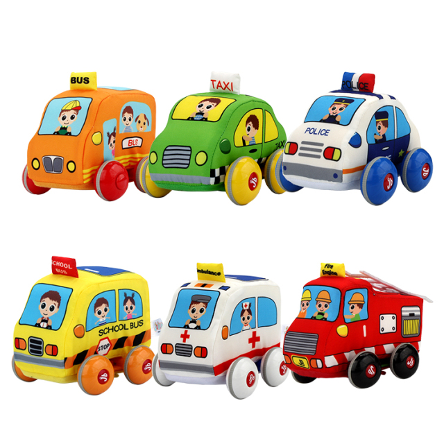 Customizable Hand Made Plush Stuffed Toy Kawai Soft Lovely Cartoon Plush Stuffed Soft Toy Car