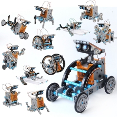 Customized Education Solar Robot Toys DIY Building Science DIY Assembled Toys 13 in 1 Self-installed Solar Toy Carntelligent Rob