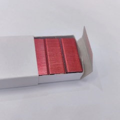 HotOffice Stapler Staples Colorful Manual Stapler Refill 26/6 12mm Width #12 Staples 950/Box Rose Gold Black Blue Purple Staples