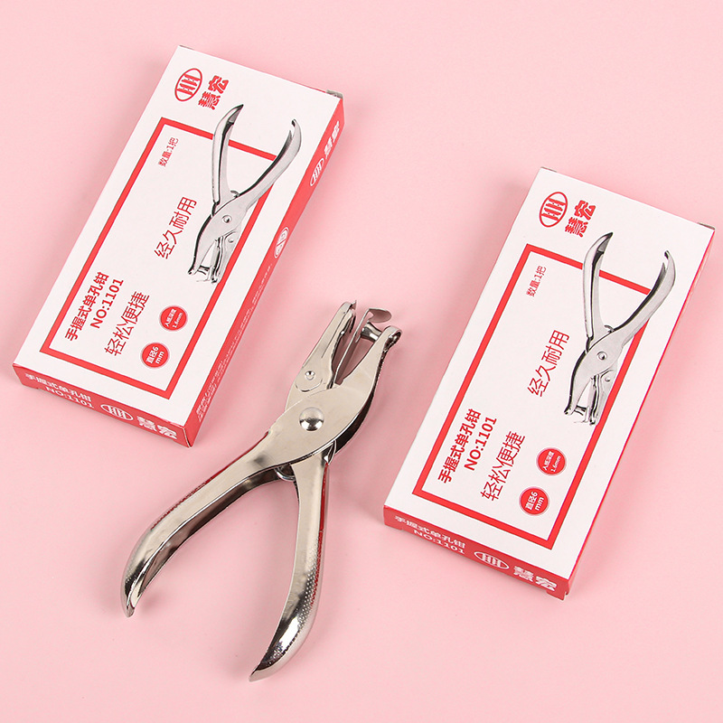Circle 6mm Card Cut Cardmaking Handcraft Tools Office Supplies Custom Portable Hole Punch Set Metal 3mm Single One Hole Punch