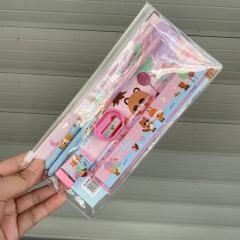 Student Graduation Stationery Gift Children Cartoon Kindergarten School Supplies Gift Box Set Pvc Zipper Bag