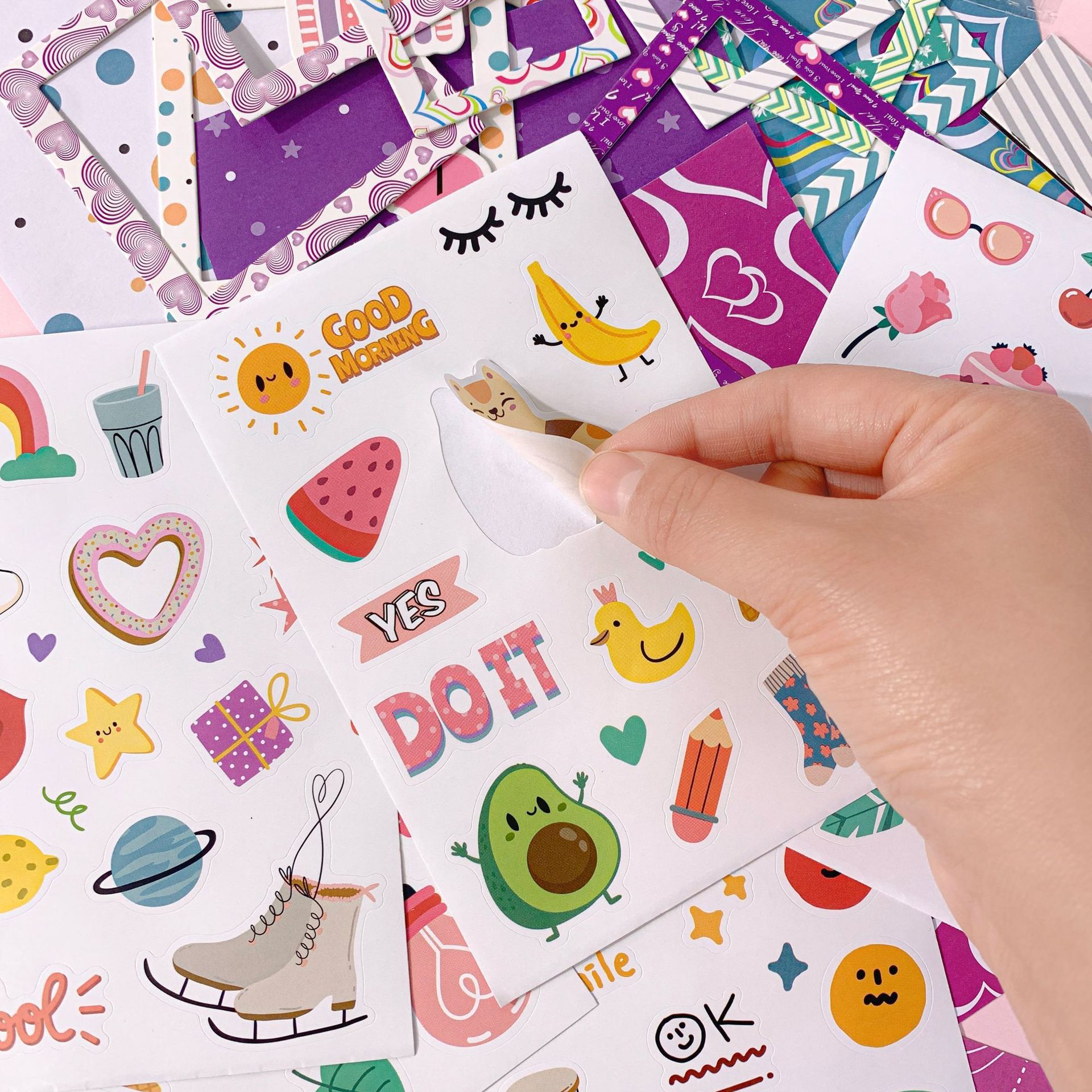Cute Art Crafts Tween & Teenage Kids Scrapbook Diary Supplies Set Cool Birthday Gifts Ideas DIY Journal Kit for Girls