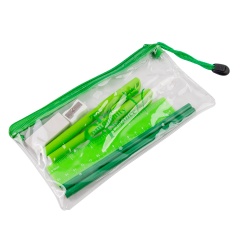 Promotional Personalized Kids Stationery Gift School Supplies Customized Material Silk Screen Printed Pencil Case Gift Set