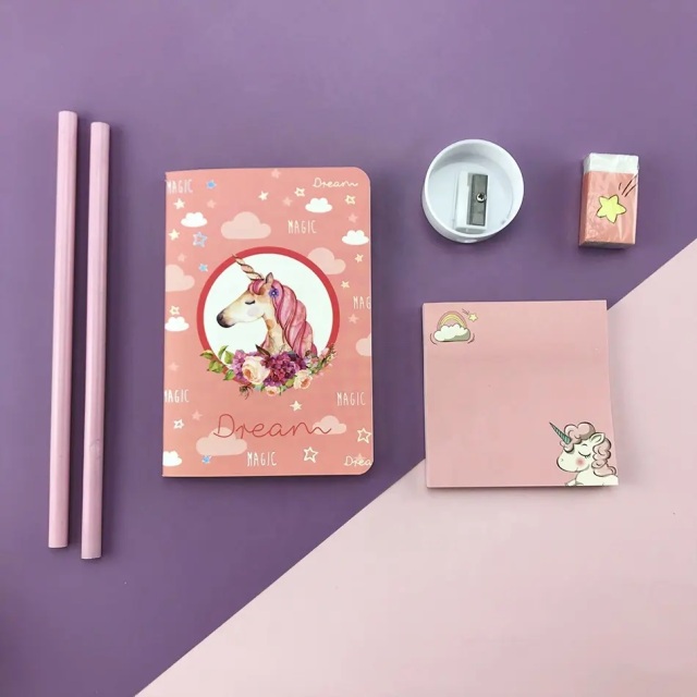 Kids Pen Notebooks Stationary Sets School Supplies in a Box Office Paper Stationery School Supplies Stationery Gift Set for Kids