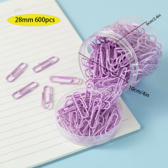 Hot Wholesale Custom Logo Reusable Colorful Paper Clips in Office Stationery Promotional Business Gifts
