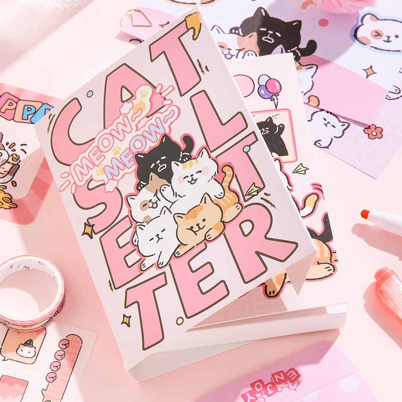 Hotsale Simno Cute Cartoon for Girls Scrapbook Diary Supplies Birthday Gifts Notebooks Stationery Set for Kids