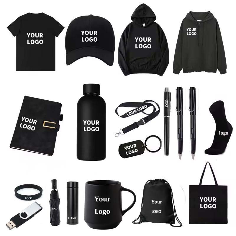 2024 Merchandise Custom logo Sublimation Blank Cap Shirt Journal Notebook Promotion Corporate Souvenir Business Gift Set Item