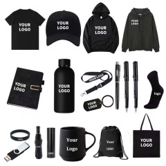 2024 Merchandise Custom logo Sublimation Blank Cap Shirt Journal Notebook Promotion Corporate Souvenir Business Gift Set Item